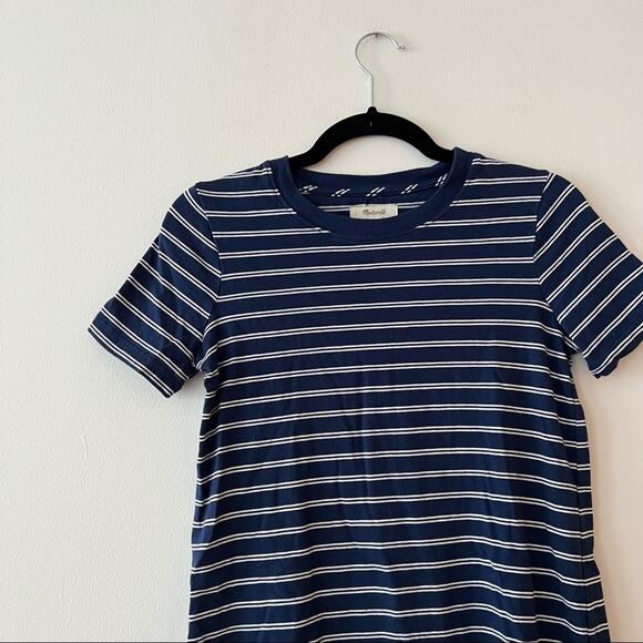 Madewell Tee Dress in Navy Epperson Stripe - Picture 3 of 6